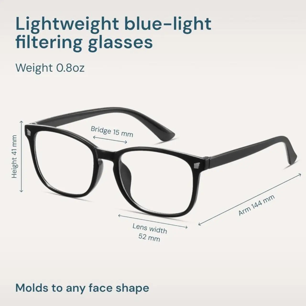 2026 New Design Blue Light Glasses for Men Women Reduce Eye Strain UV Blocking for Computer Screen