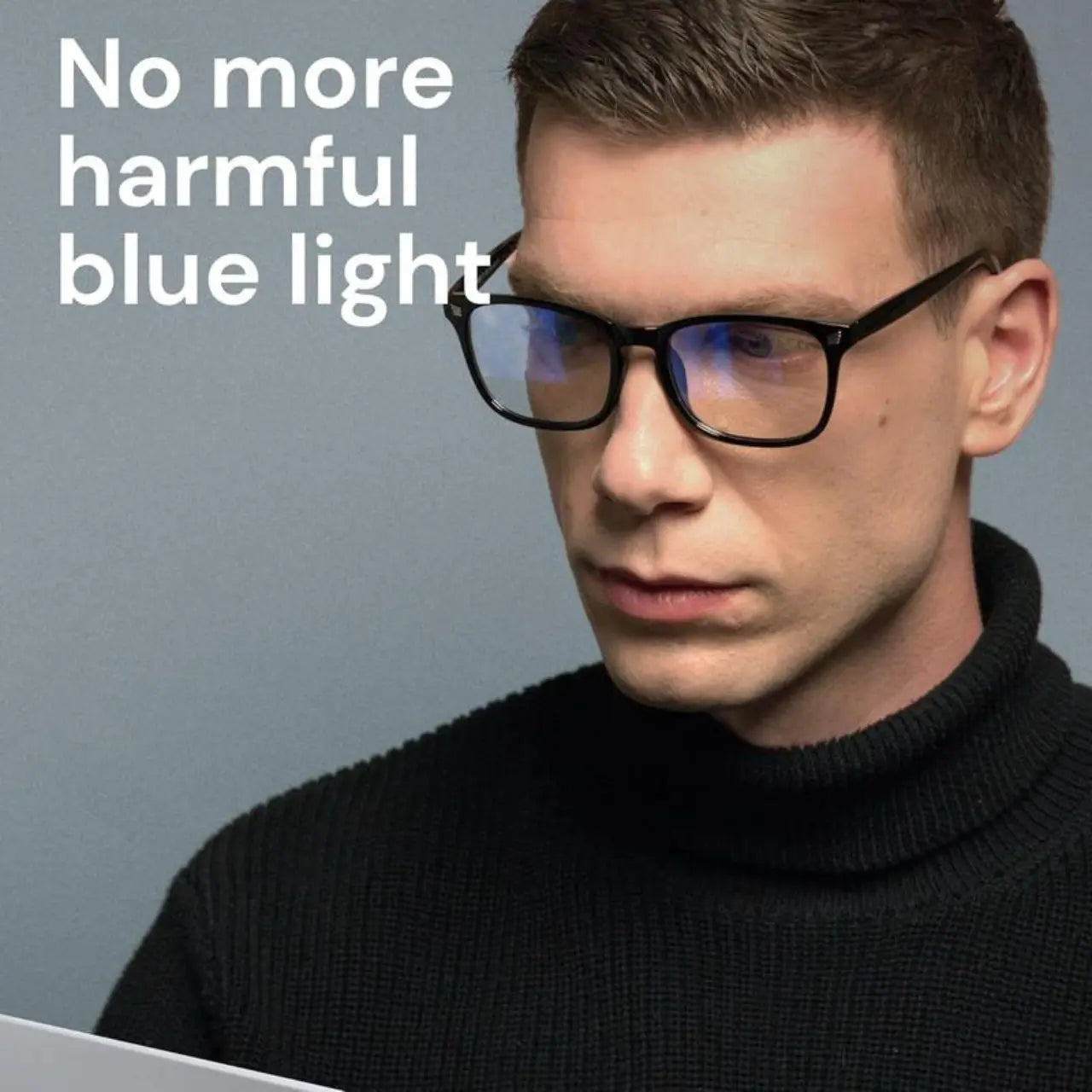 2026 New Design Blue Light Glasses for Men Women Reduce Eye Strain UV Blocking for Computer Screen