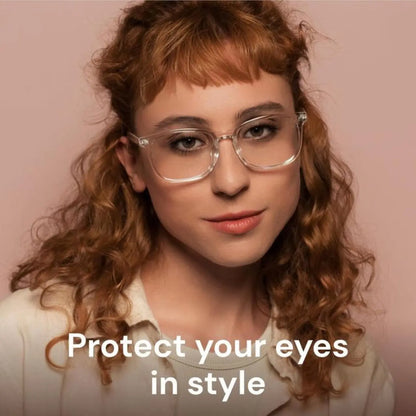 2026 New Design Blue Light Glasses for Men Women Reduce Eye Strain UV Blocking for Computer Screen