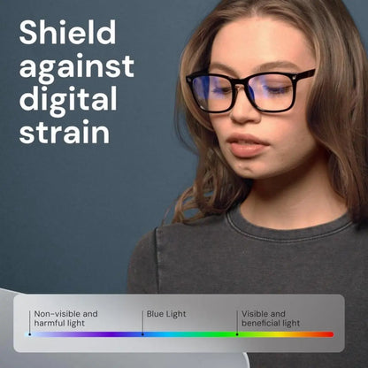2026 New Design Blue Light Glasses for Men Women Reduce Eye Strain UV Blocking for Computer Screen
