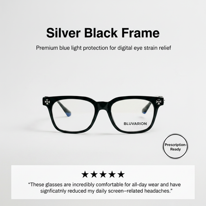 Silver Black Frame