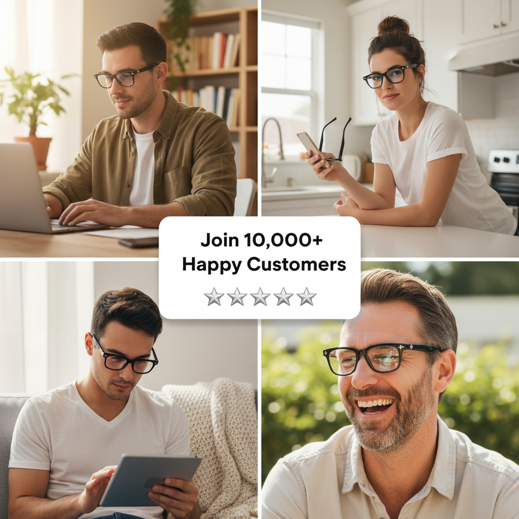 Silver Black Frame